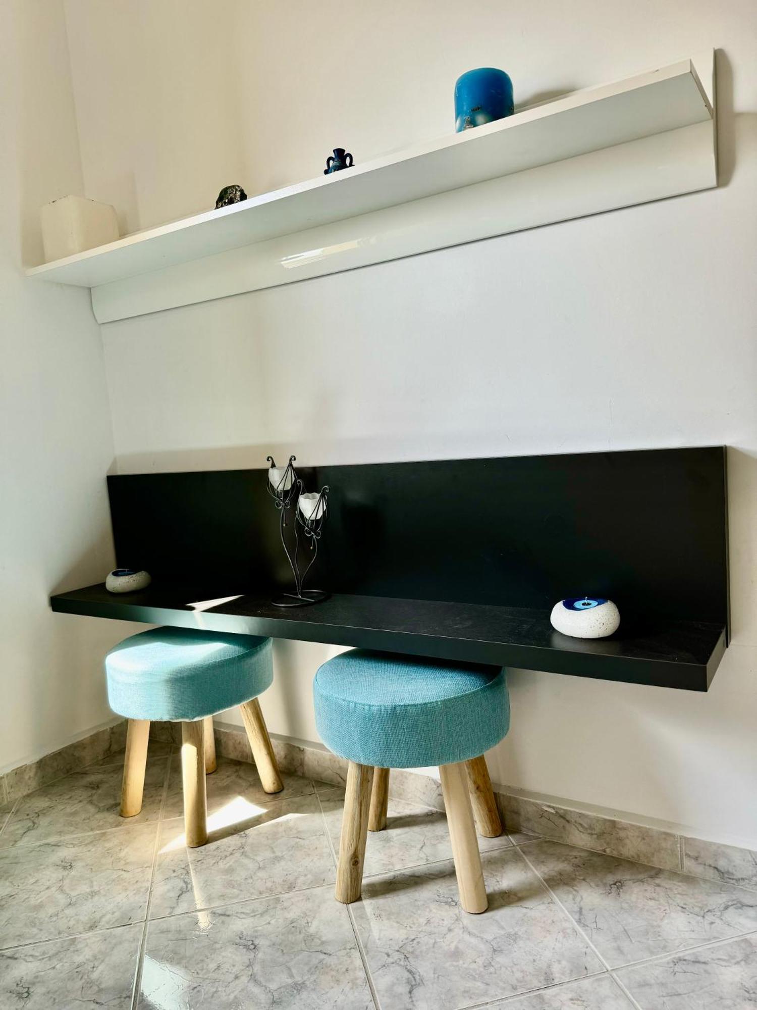 Comfy Blue Sarande Apartment Ngoại thất bức ảnh
